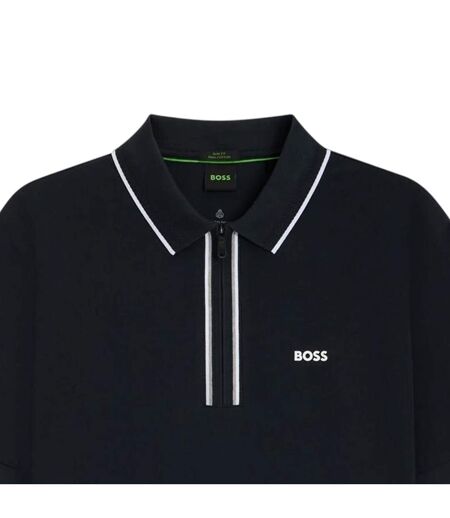 Polo Manches Courtes Philix Homme Bleu Foncé Boss