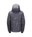 Blouson De Ski À Capuche Et Ourlets Ajustables Motif/style Effet Craquelé Baseplate Homme Gris Foncé Imprimé Dare 2B-3