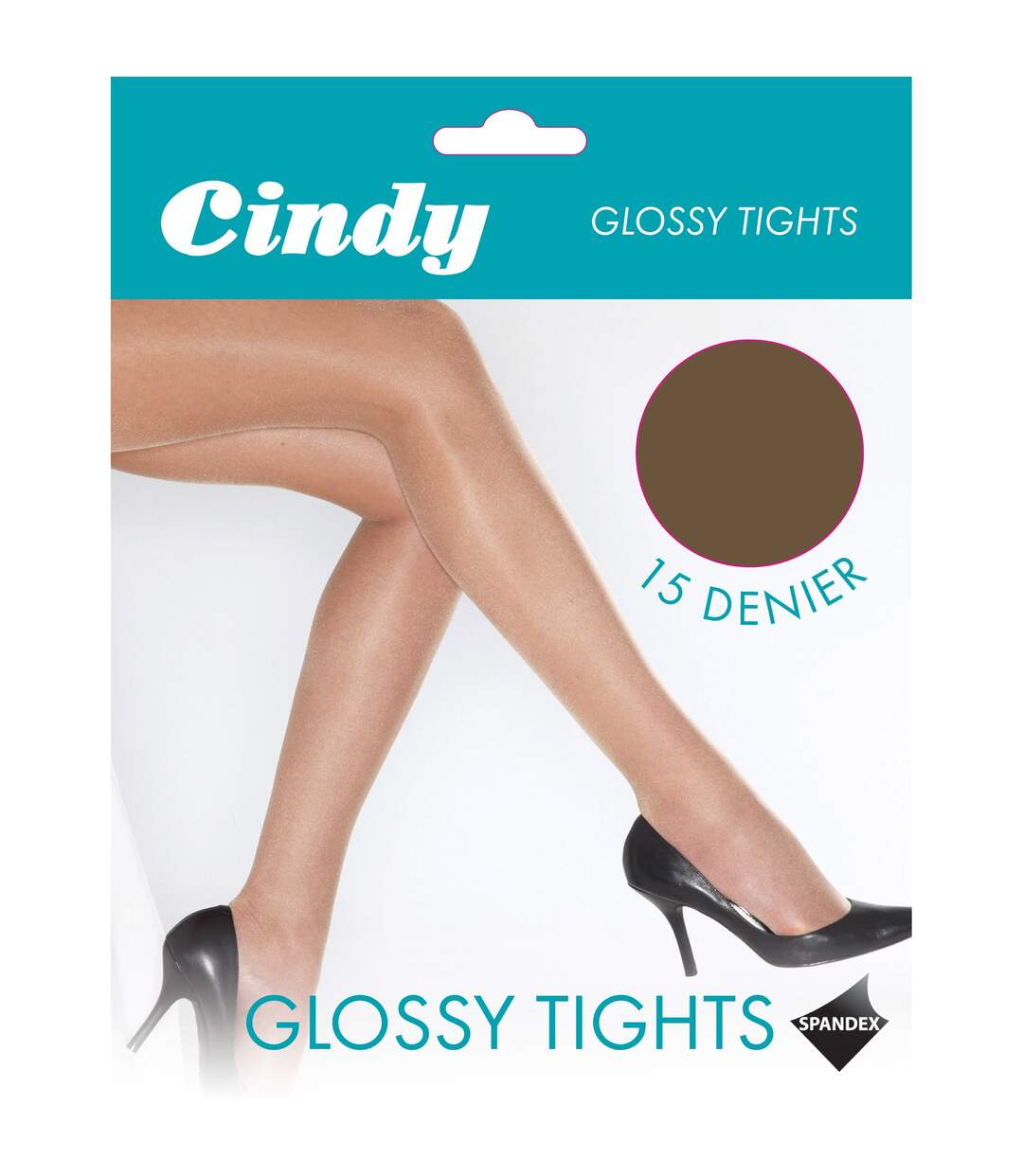 Collants 15 deniers satinés 1 paire femme naturel Cindy-1