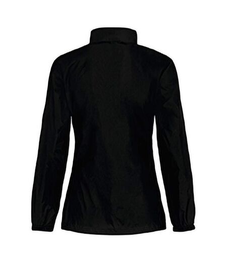 B&c Womens/ladies Sirocco Lightweight Windproof, Showerproof & Water Repellent Jacket Veste Légère Coupe-vent, Imperméable Et Déperlante Noir B And C