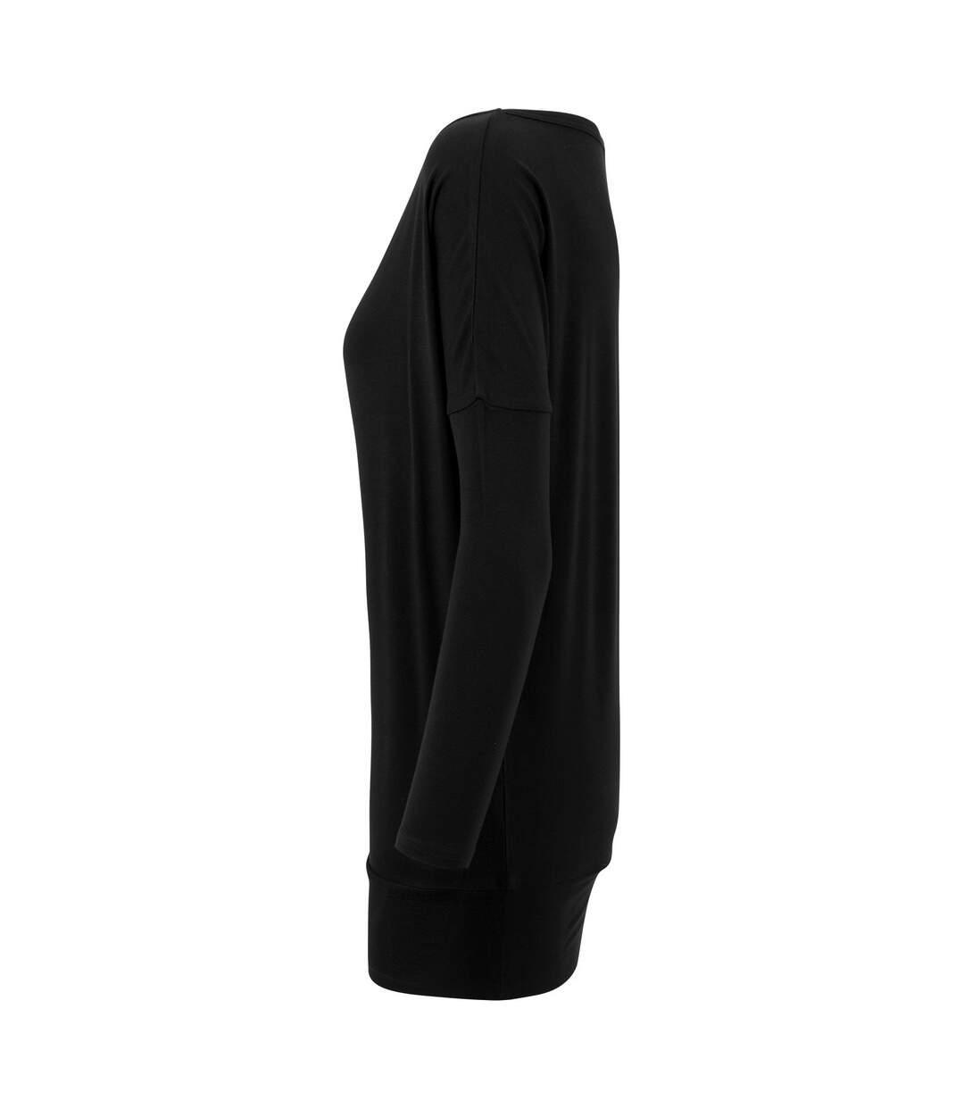 Sweat Manches Longues Femme Noir Build Your Brand-3