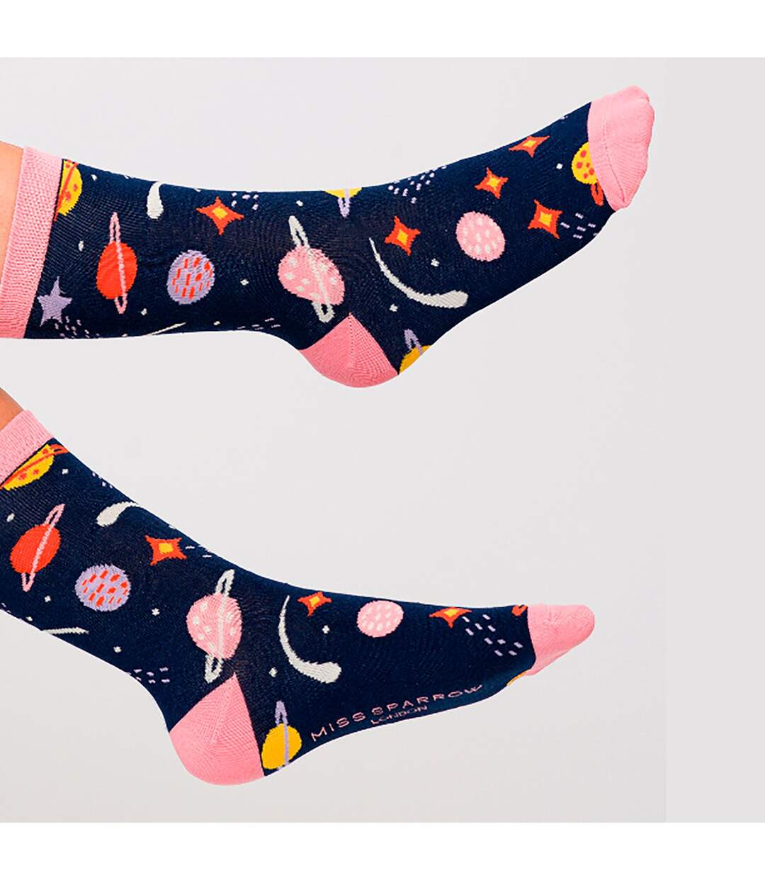 1 Pack Ladies Novelty Patterned Bamboo Socks-5