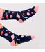 1 Pack Ladies Novelty Patterned Bamboo Socks-5