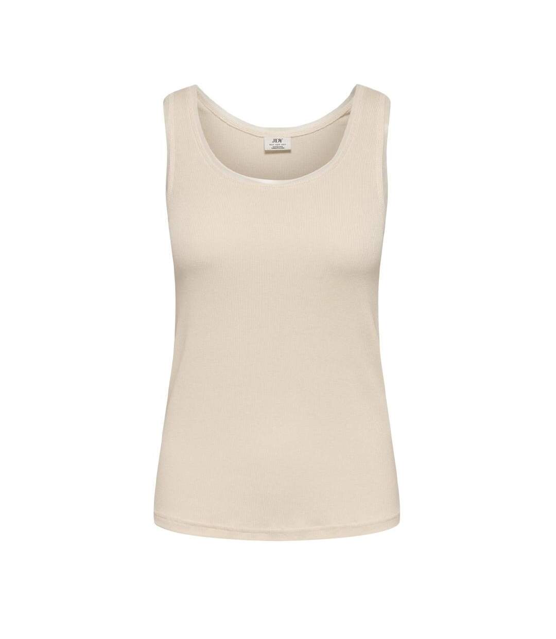 Débardeur beige femme jdy kira life-1