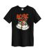 Unisex Adult Jingle Bells Ac/dc Christmas T-shirt Black Amplified-1