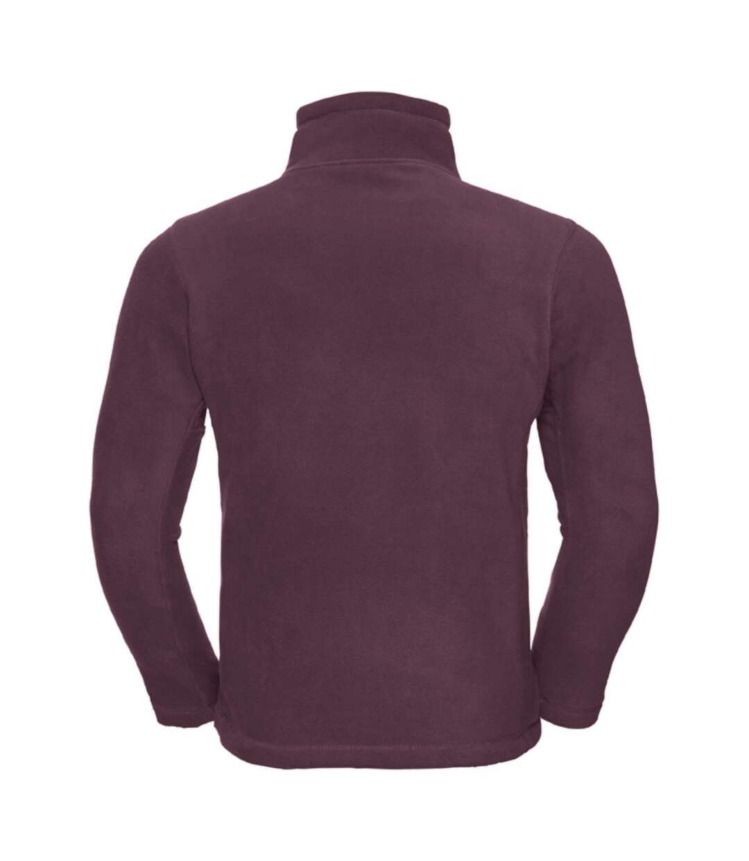 Russell Mens 1/4 Zip Outdoor Fleece Top (Burgundy) - UTBC1438