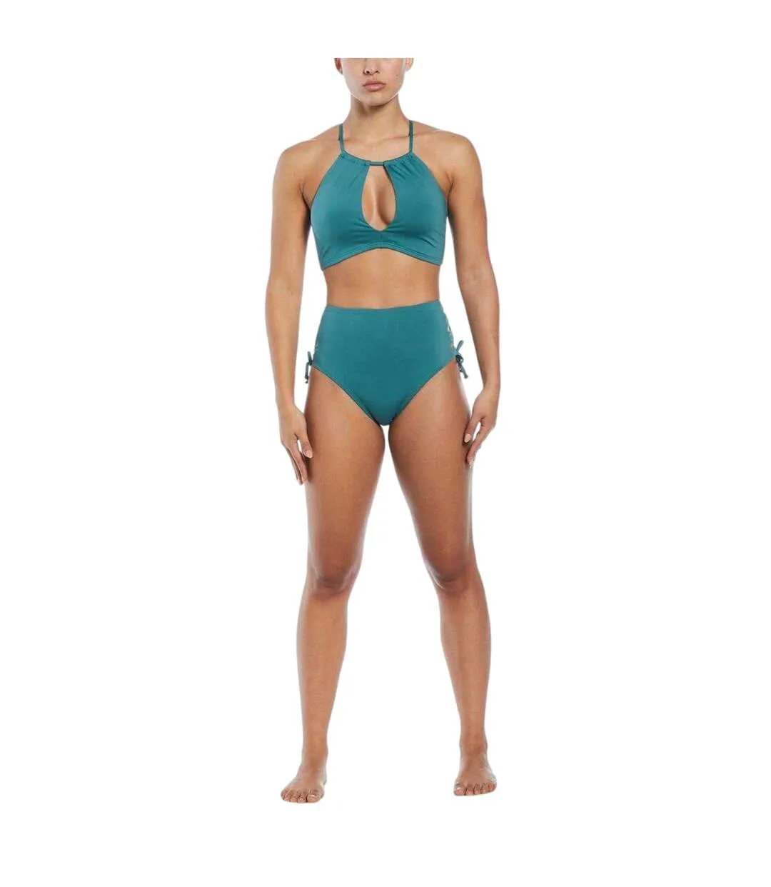 Bas De Maillot De Bain Cheeky Femme Vert Nike-3