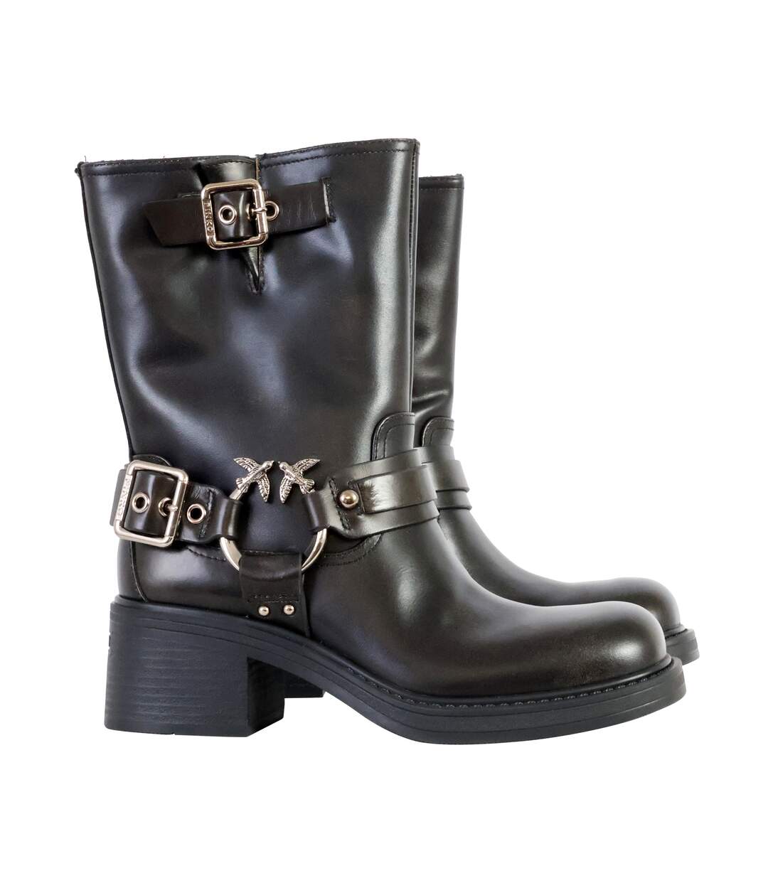 Bottes Cuir Pinko Alys 02-3