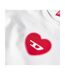 Womens/ladies T-ele Cropped Fitted T-shirt White Diesel-3