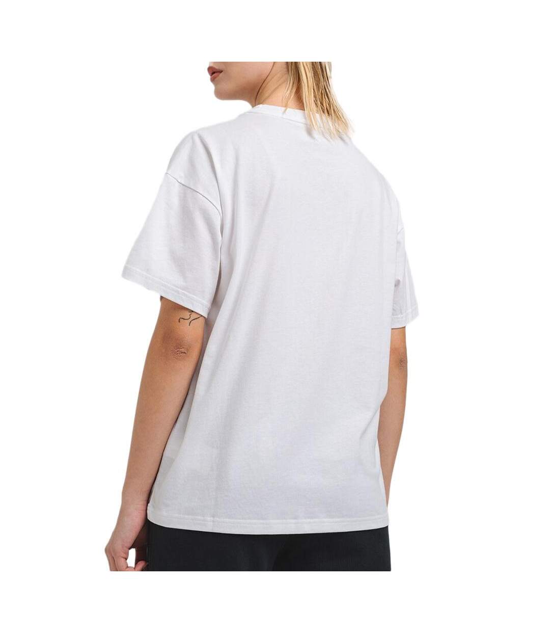 T-Shirt blanc femme converse high summer skate-2