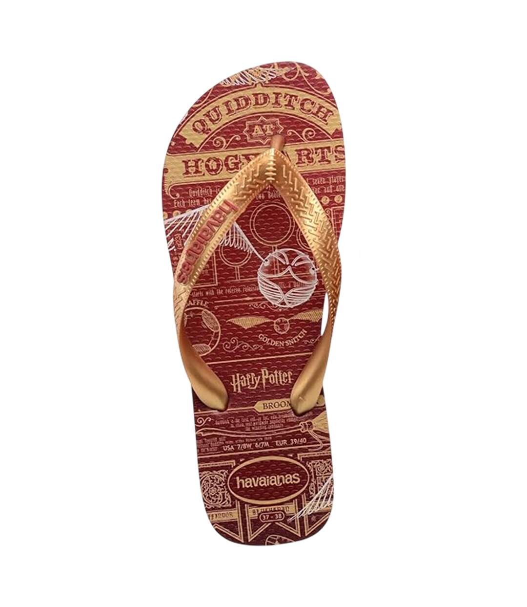Tongs Motif  Motif/style Imprimé Graphique Adulte Acajou Imprimé Harry Potter-2