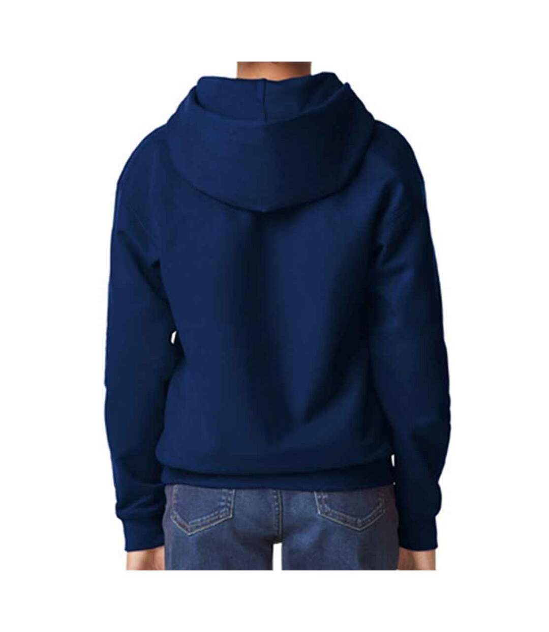 Sweat à capuche enfant bleu marine Gildan-2