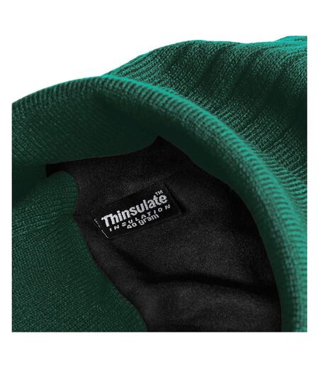 Beechfield Thinsulate™ Thermal Winter / Ski Beanie Hat (Bottle Green)