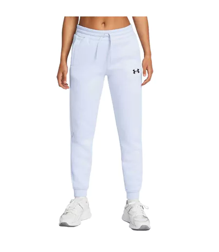 Womens/ladies Fleece Jogging Bottoms Blue Under Armour