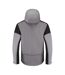 Mens Padded Soft Shell Jacket Anthracite Black Printer-2
