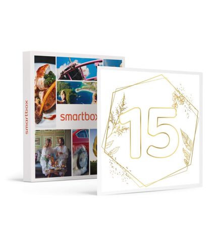 Noces de cristal : joyeux 15e anniversaire de mariage ! - SMARTBOX - Coffret Cadeau Multi-thèmes