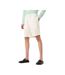 Mens Linen Plain Shorts White Emporio Armani EA7-4