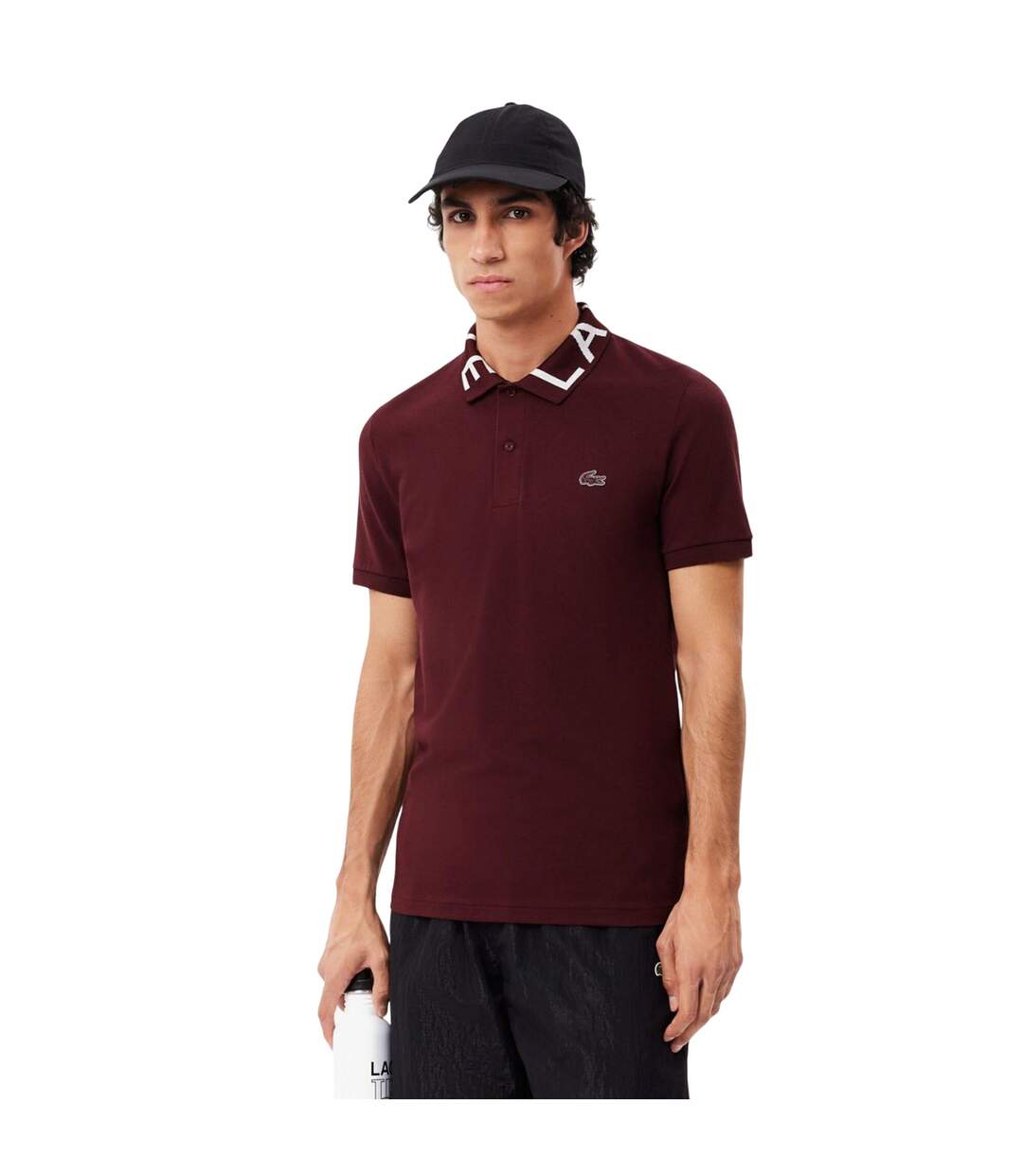 Polo Movement Homme Rouge Bordeaux Lacoste-2