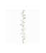 Glitter maidenhair fern christmas garland 1.8m white Premier