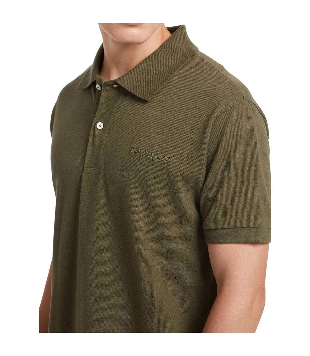Polo Homme Olive Guess-3