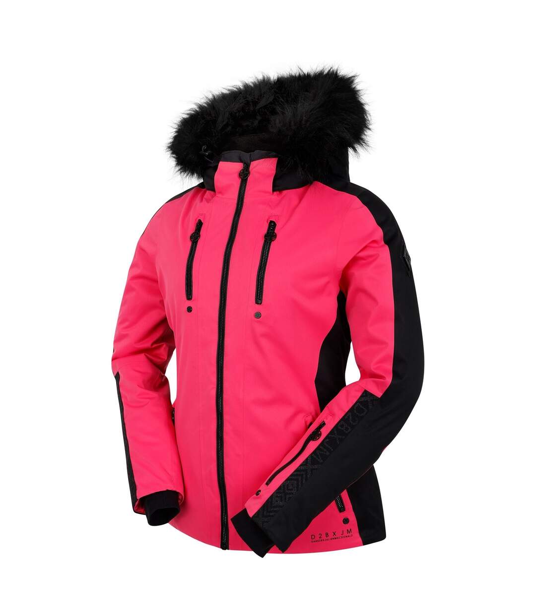 Womens/ladies Frenzied Ski Jacket Hot Pink Dare 2B-4