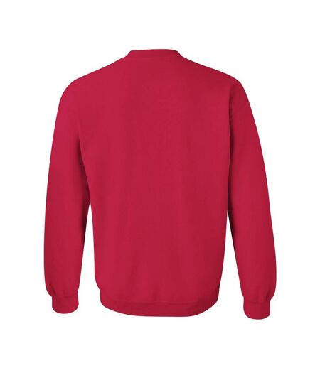 Gildan Heavy Blend Unisex Adult Crewneck Sweatshirt (Cherry Red) - UTBC463