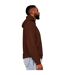 Casual Classics Mens Boxy Ringspun Cotton Oversized Hoodie (Chocolate)