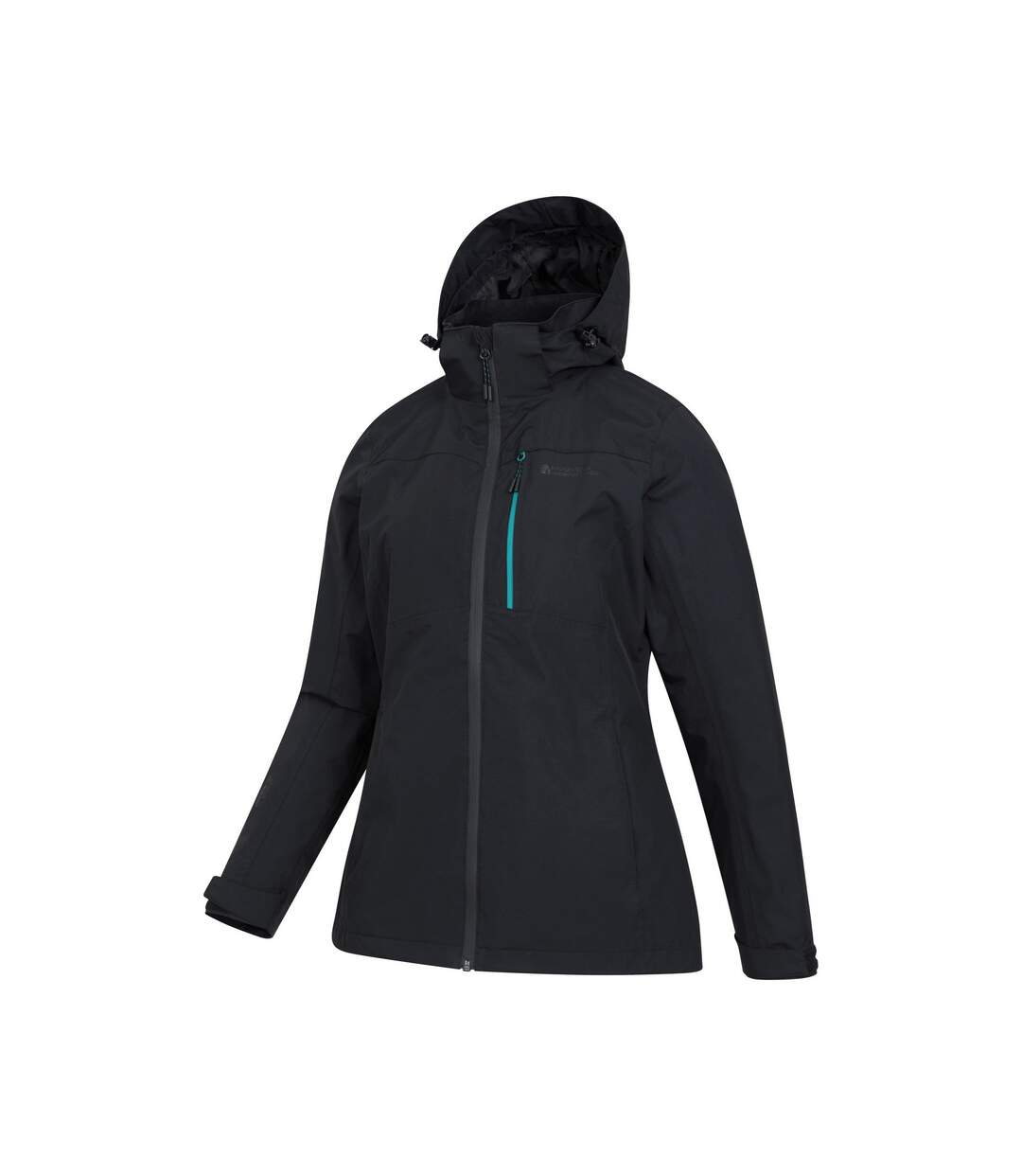 Veste imperméable rainforest extreme femme noir vif Mountain Warehouse-4