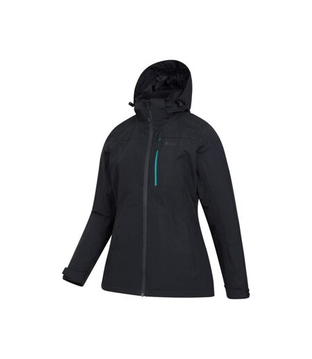 Veste imperméable rainforest extreme femme noir vif Mountain Warehouse