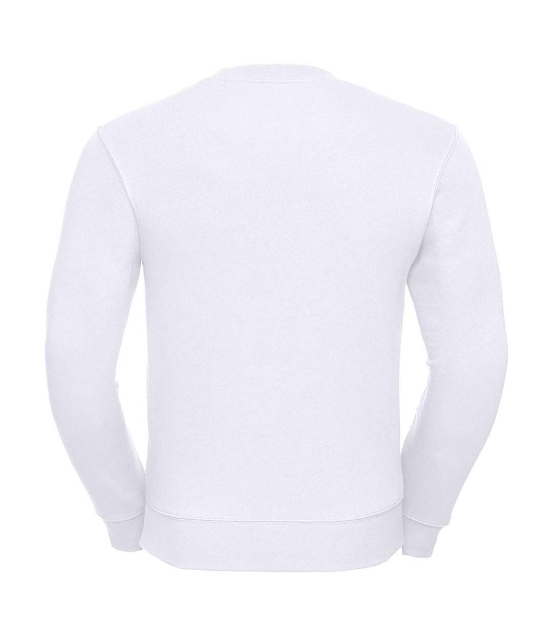 Sweat-shirt Authentique Pour Hommes Coupe Plus Fine Blanc Russell-2