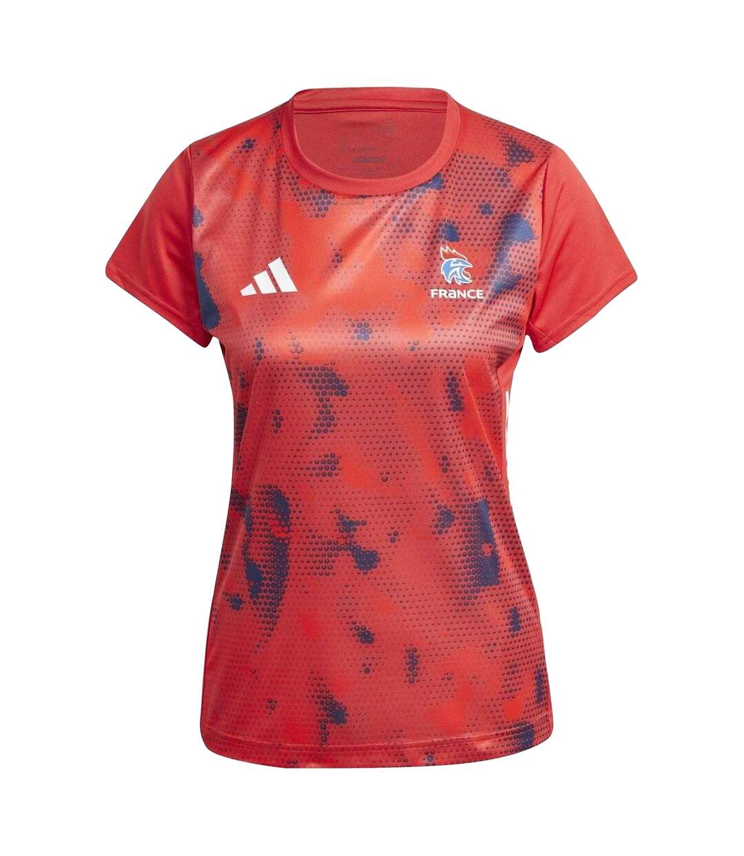 Maillot Motif/style France Femme Rouge Adidas-2