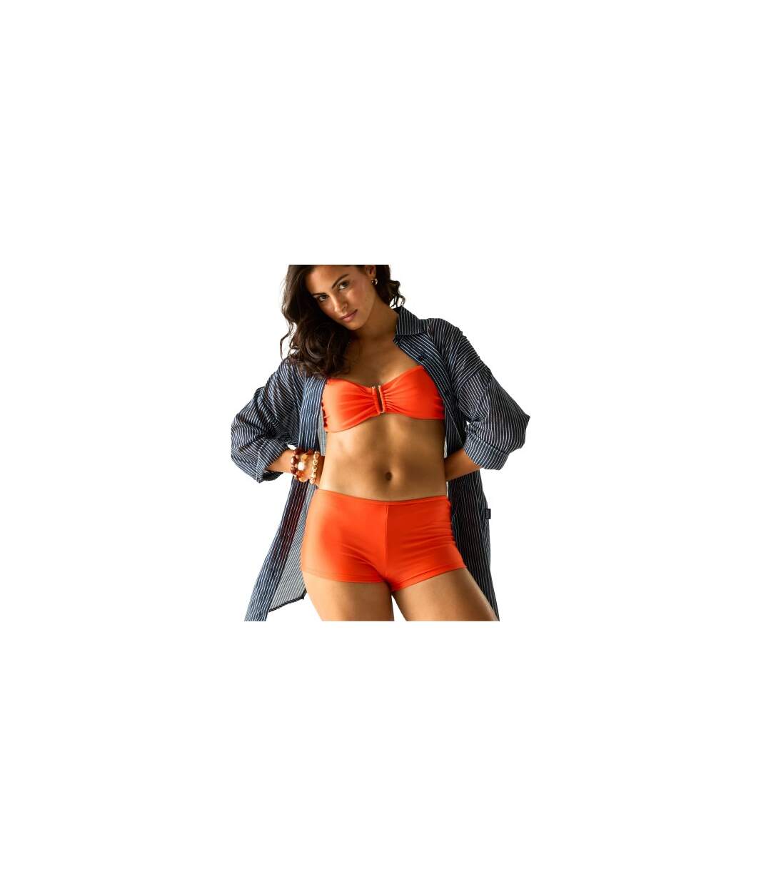 Short De Maillot De Bain Aceana Femme Orange Sanguine Regatta-1