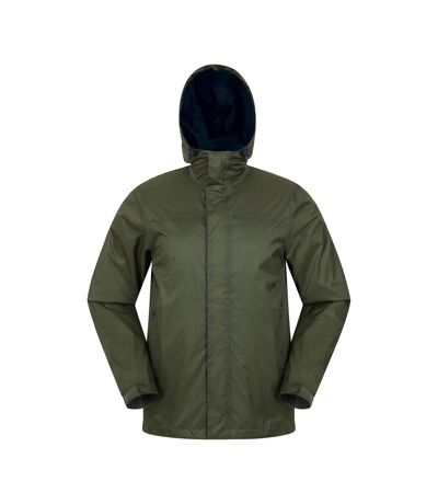 Veste imperméable torrent homme vert kaki Mountain Warehouse