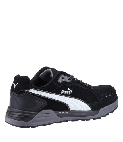 Mens airtwist low s3 leather safety trainers black Puma Safety