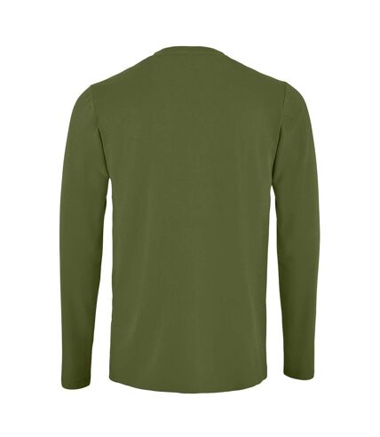 SOLS Mens Imperial Long Sleeve T-Shirt (Dark Khaki) - UTPC2905