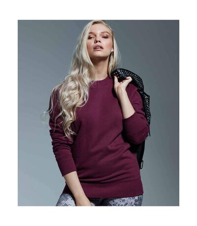 Anthem Unisex Adult Organic Sweatshirt (Burgundy) - UTPC4755