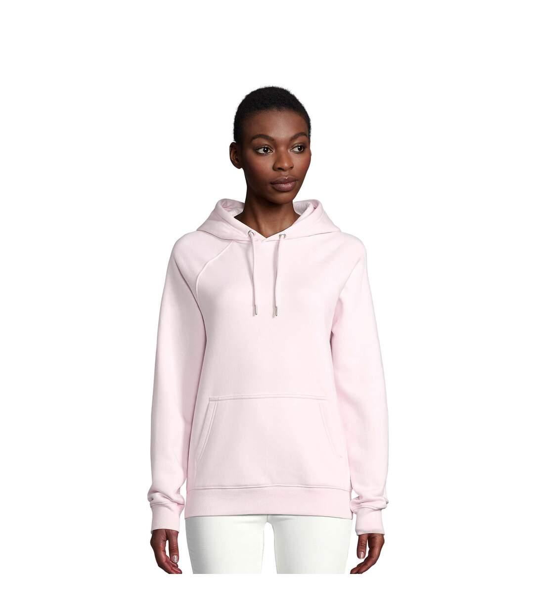Sweat À Capuche Stellar Adulte Rose Pâle SOLS-1