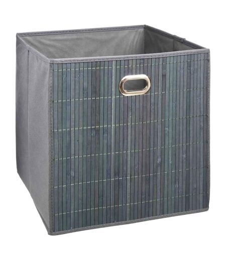 Boîte de Rangement Bambou Mix n'Modul 31x31cm Gris