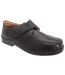 Chaussures De Ville Extra Larges Homme Noir Roamers-1