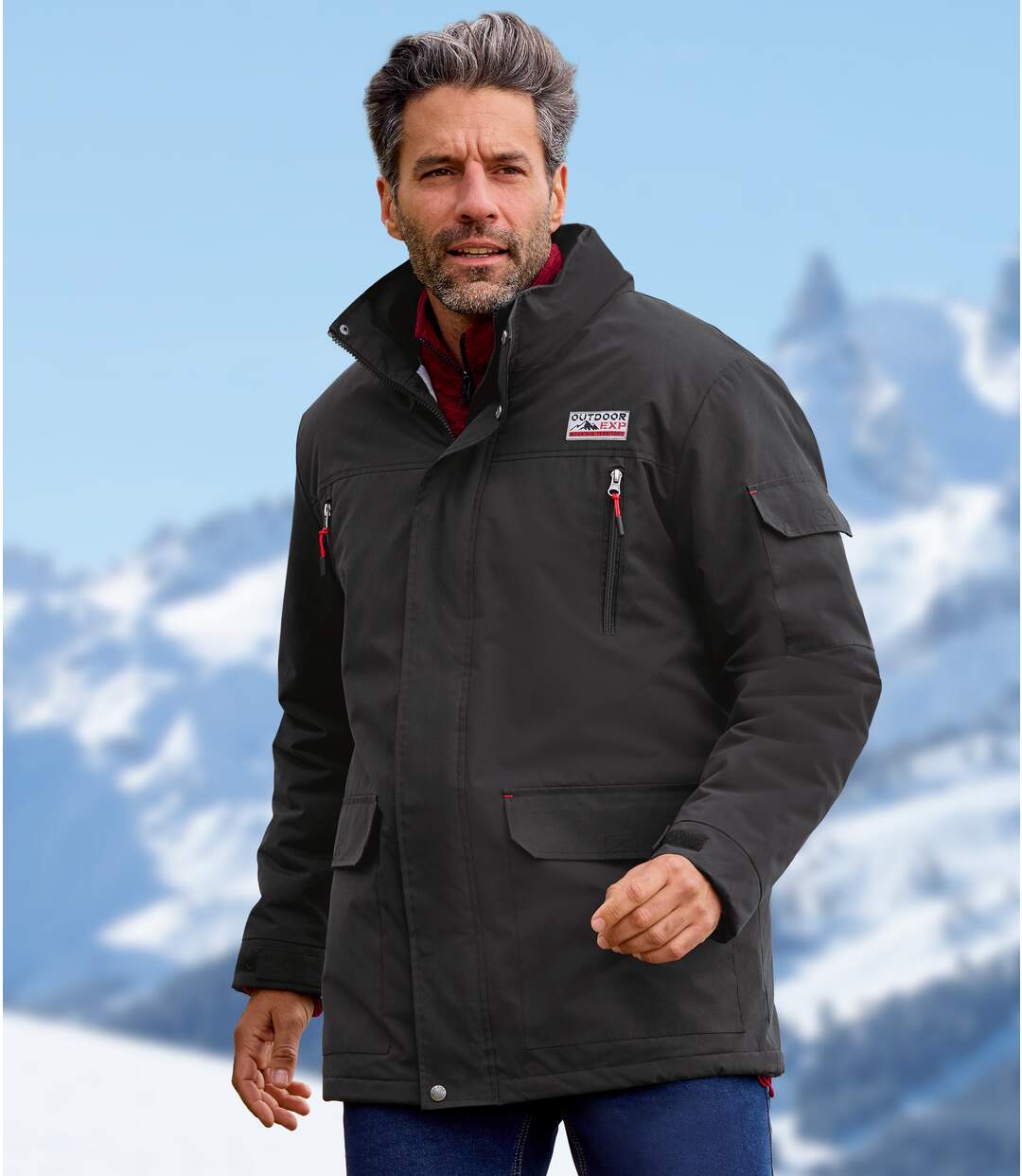 Parka mit vielen Taschen-1
