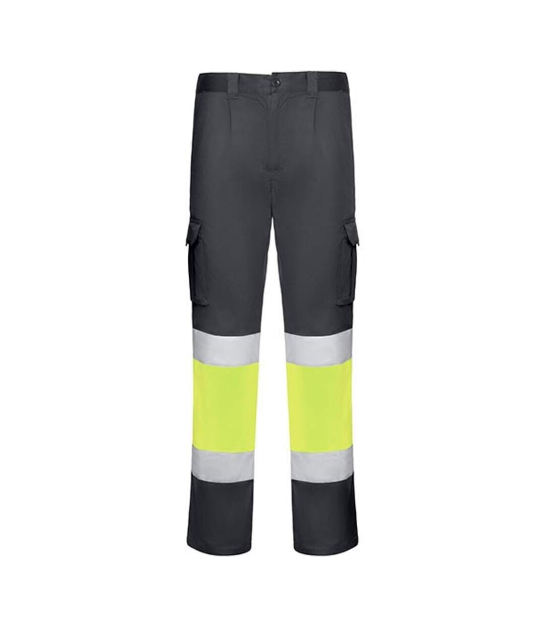 Pantalon Homme Plomb Jaune Fluo Roly Workwear-1