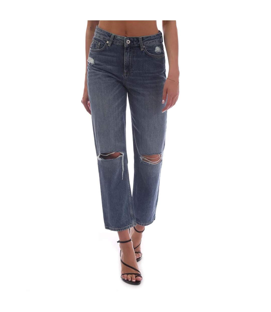 Jean Style Déchirée Camie Femme Bleu Gant-1