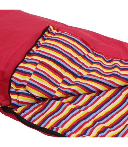 Regatta Hana 200 Polyester Mummy Sleeping Bag (Duchess Pink Stripe) (One Size) - UTRG2936