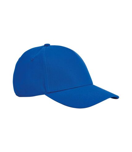 Beechfield Classic Natural Cotton Panelled Cap (Bright Royal Blue) - UTPC6995