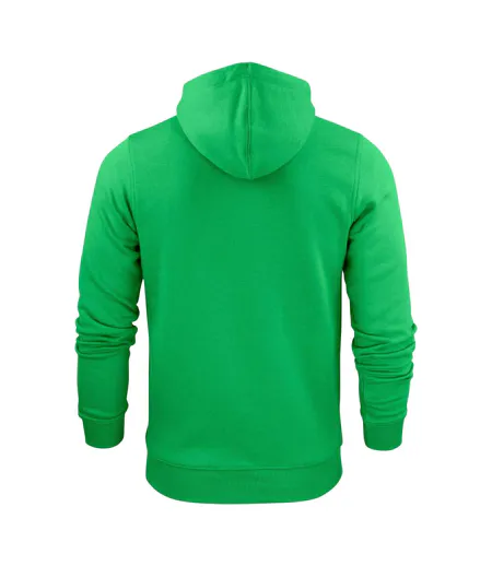 Mens Plain Full Zip Hoodie Fresh Green Printer