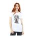 Disney Womens/Ladies Nightmare Before Christmas Bone Daddy Cotton Boyfriend T-Shirt (Blanc) - UTBI41437-2