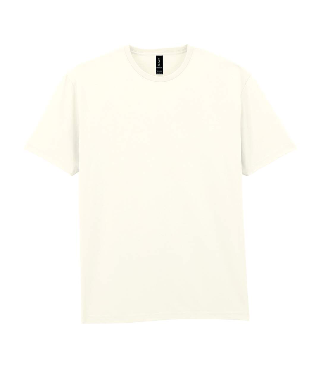 Mens Plain Lightweight T-shirt Off White Gildan-1
