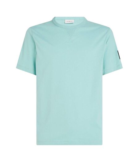 T-shirt Motif/style Badge Homme Menthe Fraîche Calvin Klein