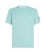 T-shirt Motif/style Badge Homme Menthe Fraîche Calvin Klein-1