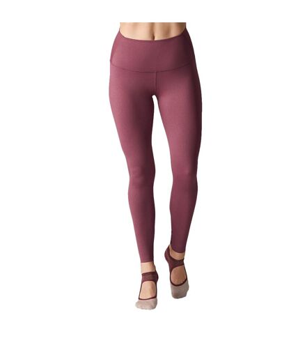 Legging femme pourpre foncé Tavi Noir